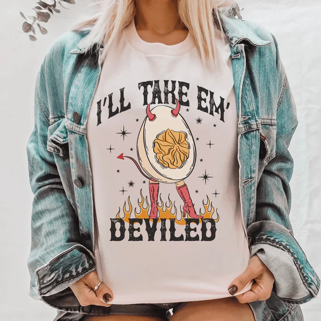 I'll Take Em Deviled Tee Peachy Sunday