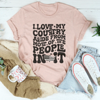 I Love My Country Aside From Most Of The The People In It Tee Peachy Sunday