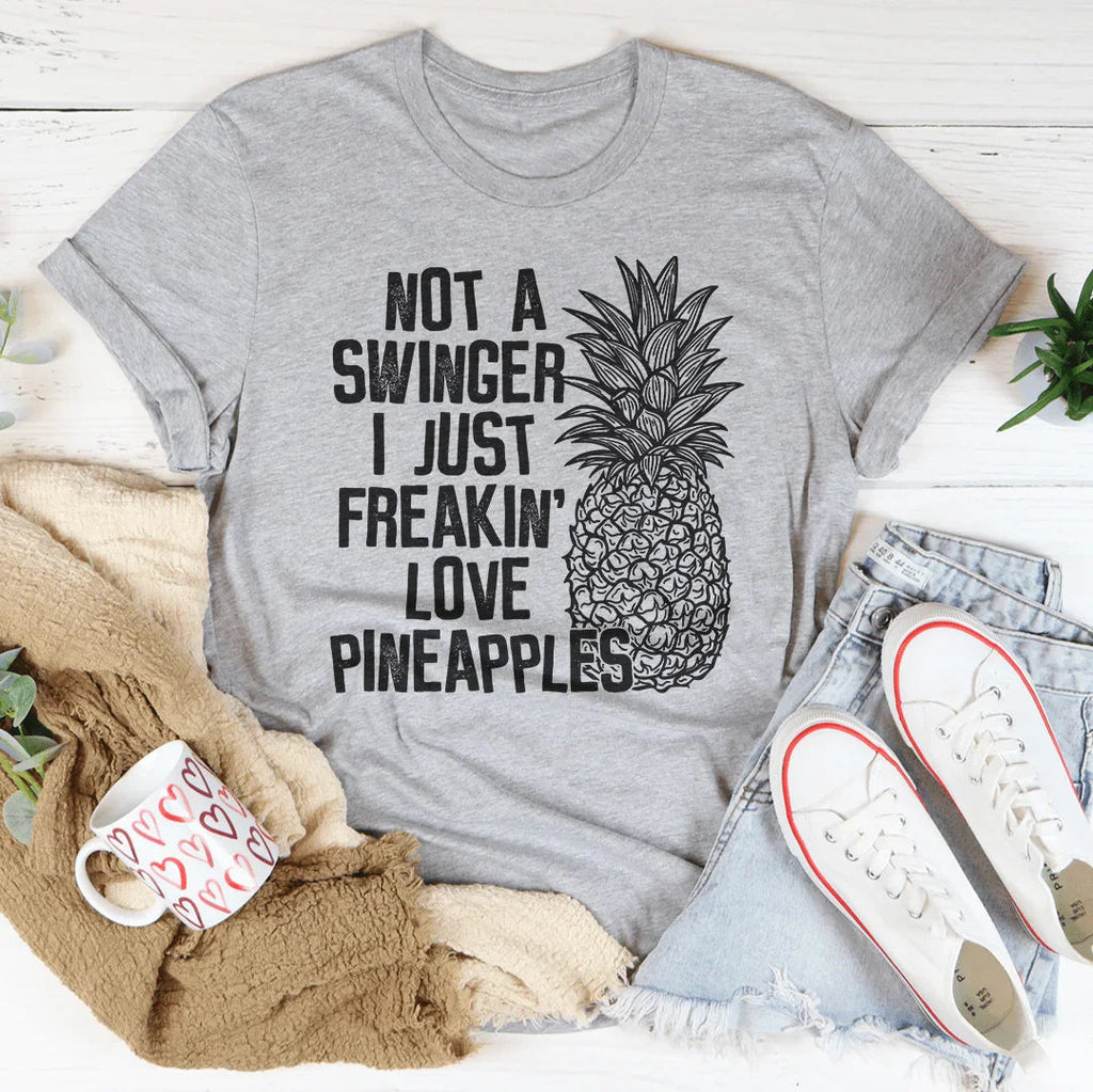 I Love Pineapples Tee Peachy Sunday