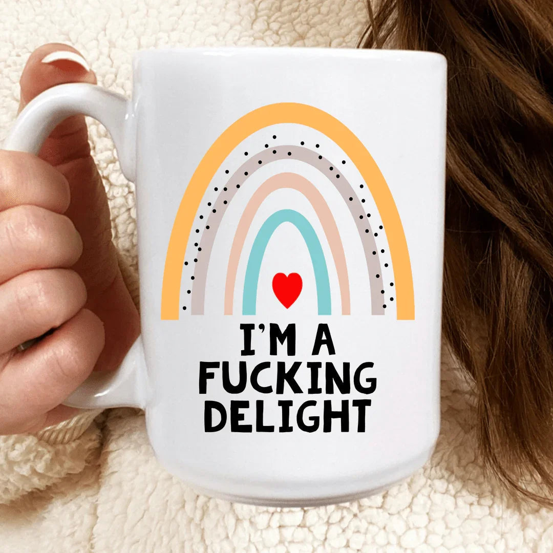 I'm A Delight Mug Peachy Sunday