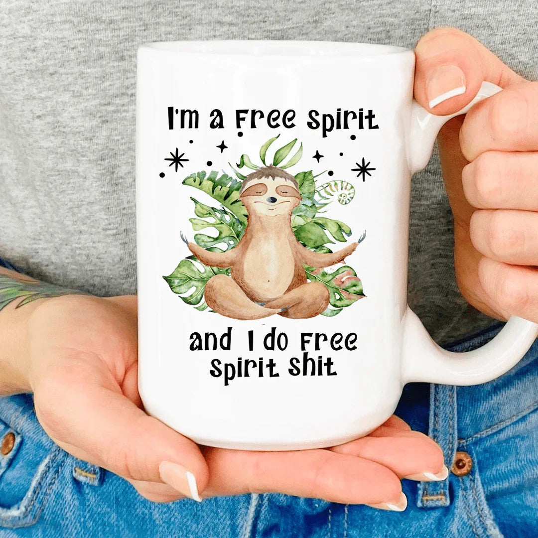 I'm A Free Spirit Mug Peachy Sunday