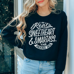 I'm A Real Sweetheart Sweatshirt Peachy Sunday
