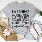 I'm A Thinker Tee Peachy Sunday
