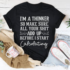 I'm A Thinker Tee Peachy Sunday