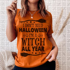 I'm A Witch All Year Tee Peachy Sunday