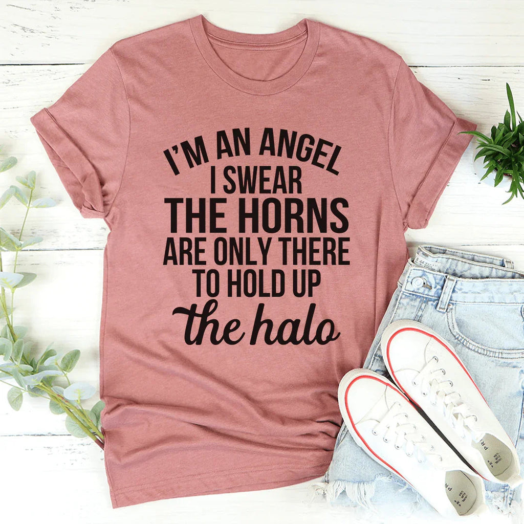 I'm An Angel I Swear Tee