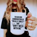 I'm An Odd Combination Ceramic Mug 15 oz Peachy Sunday