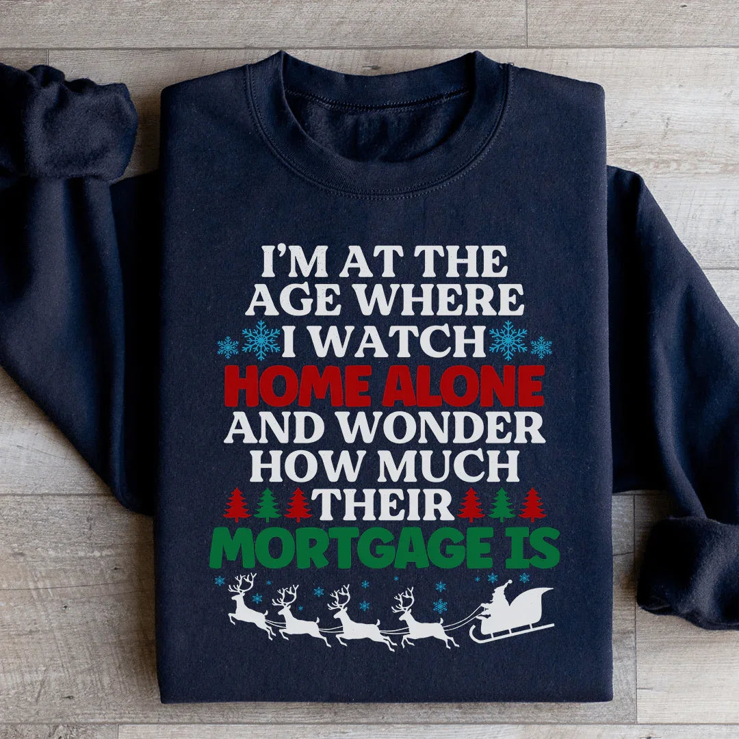 I'm At The Age Christmas Sweatshirt Peachy Sunday