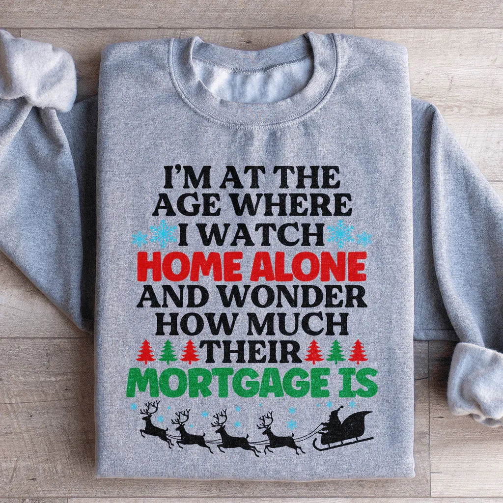 I'm At The Age Christmas Sweatshirt Peachy Sunday