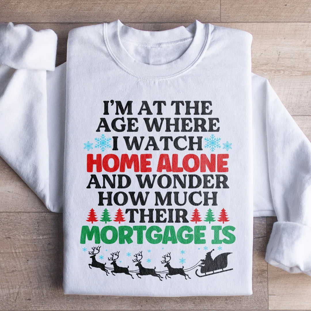 I'm At The Age Christmas Sweatshirt Peachy Sunday