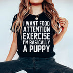 I'm Basically A Puppy Tee Peachy Sunday