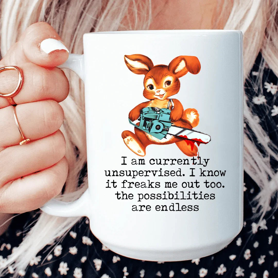 I’m Currently Unsupervised 15 oz Peachy Sunday