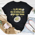 I'm Just Here For The Deviled Eggs & Family Drama Tee Peachy Sunday