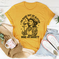 I'm Made Out Of Glitter Wine And Anxiety Tee Peachy Sunday