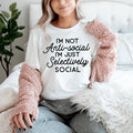I'm Not Anti-Social Tee - SJB-DIAMOND ELITES