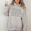 I'm Not Clumsy Hoodie Peachy Sunday
