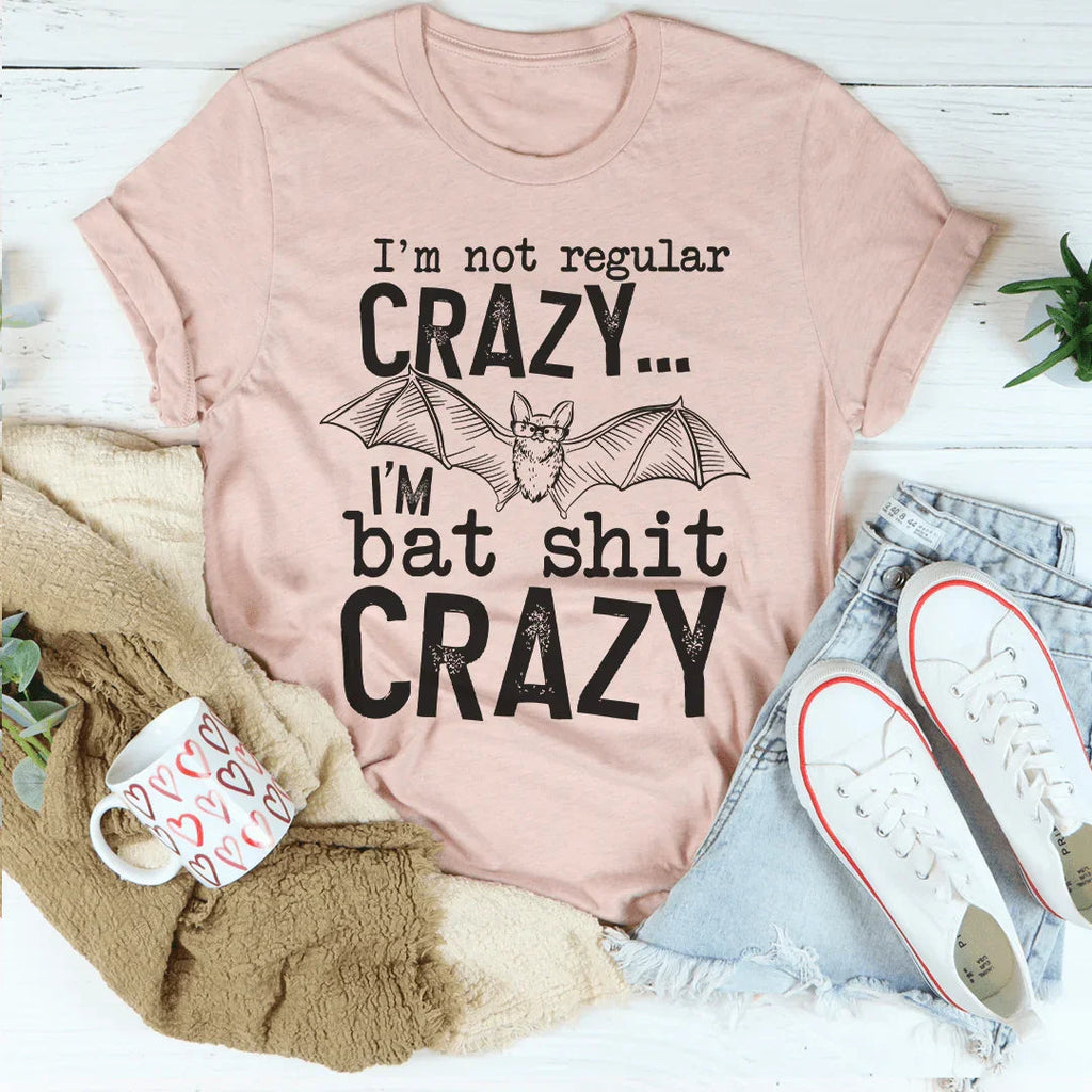 I'm Not Regular Crazy Tee Peachy Sunday