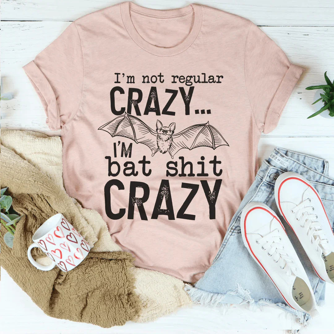 I'm Not Regular Crazy Tee Peachy Sunday