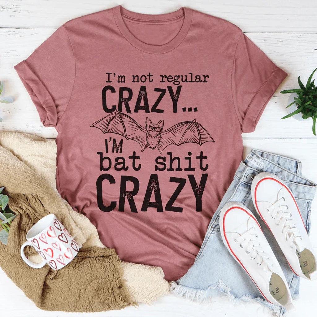 I'm Not Regular Crazy Tee Peachy Sunday