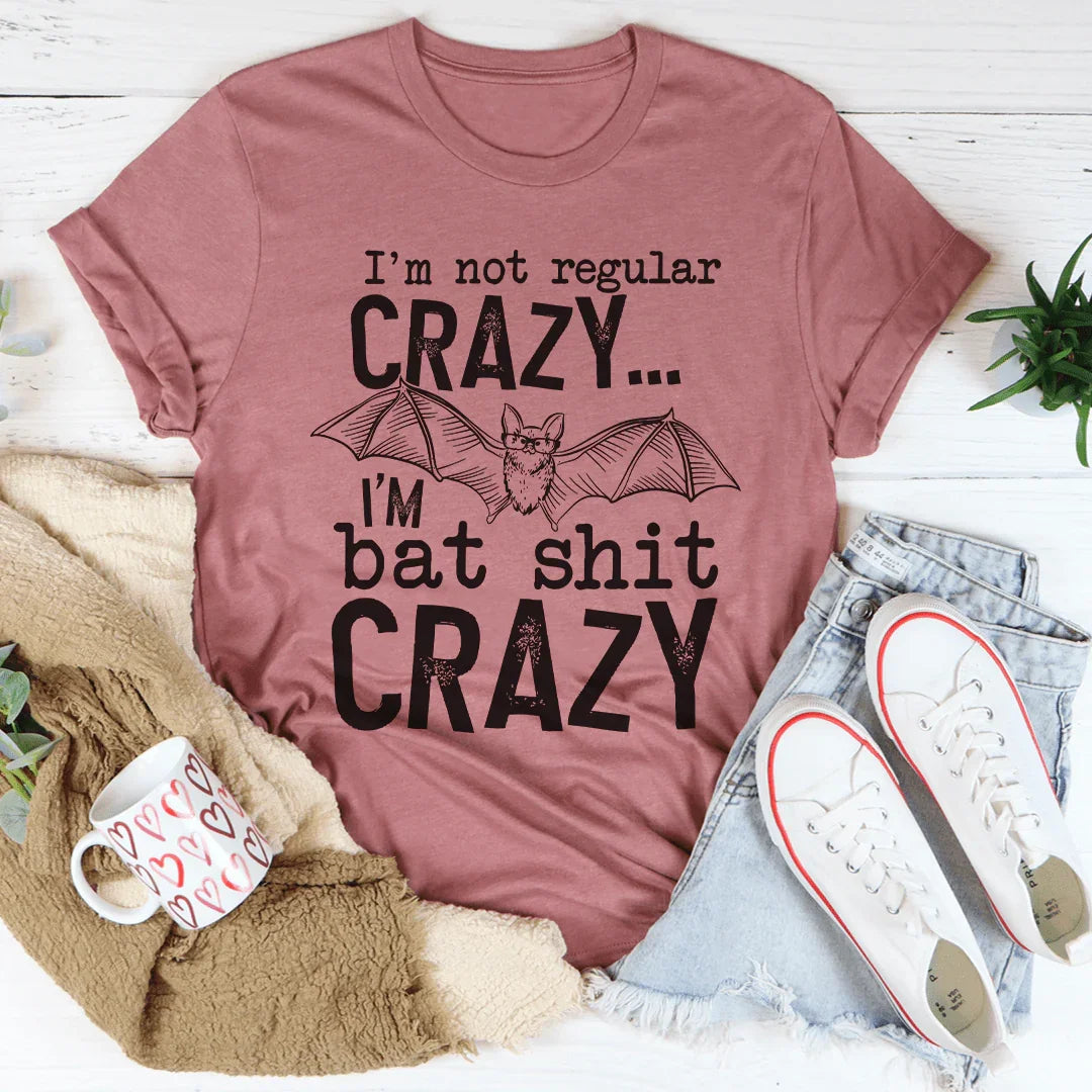 I'm Not Regular Crazy Tee Peachy Sunday