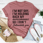 I'm Not Shy Tee Peachy Sunday