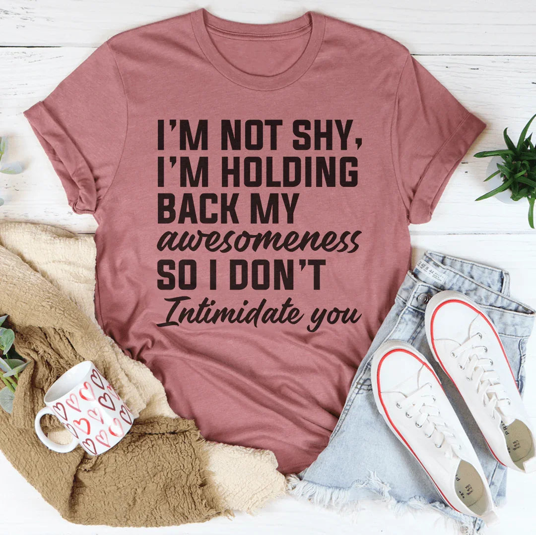 I'm Not Shy Tee Peachy Sunday
