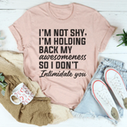 I'm Not Shy Tee Peachy Sunday