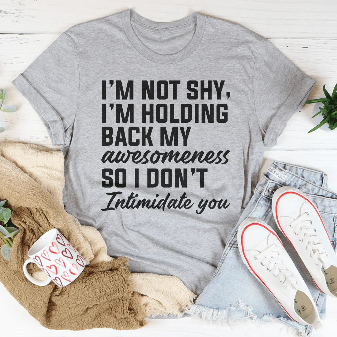 I'm Not Shy Tee Peachy Sunday