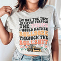 I'm Not The Type To Tiptoe Through The Tulips Tee Peachy Sunday