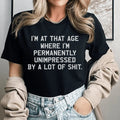 I'm Permanently Unimpressed Tee Peachy Sunday