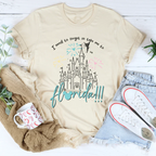I Need To Forget So Take Me To Florida Tee Peachy Sunday