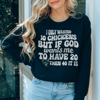 I Only Wanted 10 Chickens Tee Peachy Sunday