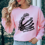 I Probably Should Be Medicated Sweatshirt Peachy Sunday