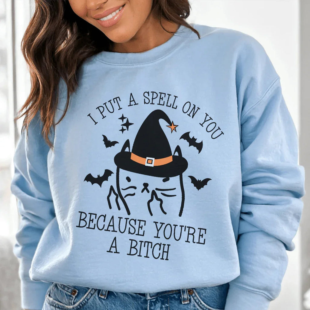 I Put A Spell On You Sweatshirt Peachy Sunday