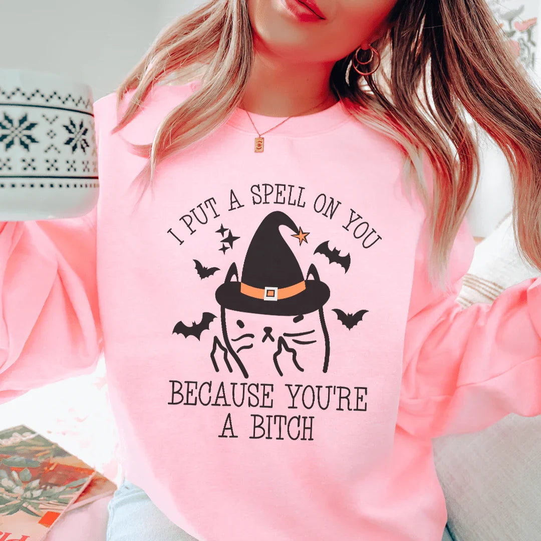 I Put A Spell On You Sweatshirt Peachy Sunday