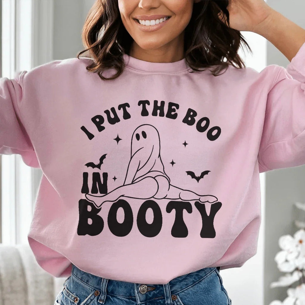 I Put The Boo In Booty Sweatshirt Peachy Sunday