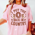 I Put The O Back In Country Tee Peachy Sunday