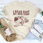 I Read Past My Bed Time Tee Peachy Sunday