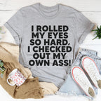 I Rolled My Eyes So Hard Tee Peachy Sunday