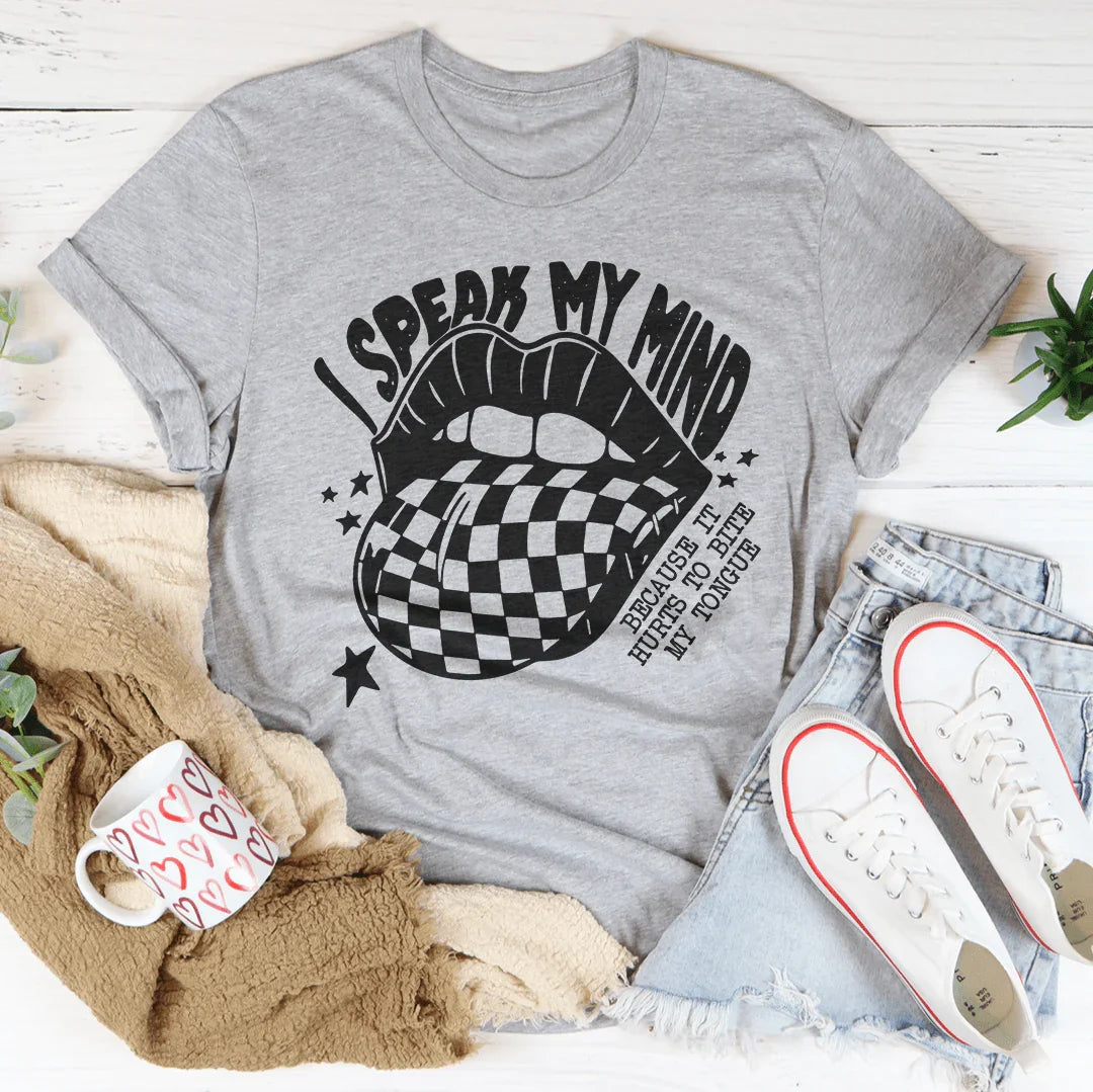 I Speak My Mind Tee Peachy Sunday