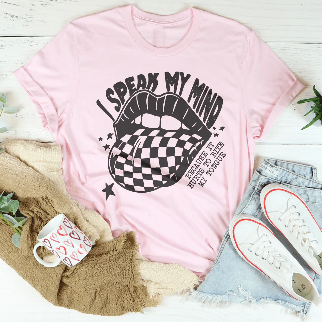 I Speak My Mind Tee Peachy Sunday
