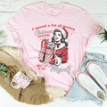 I Spend A Lot Of Money Christmas Shopping Tee Peachy Sunday