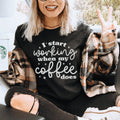 I Start Working When My Coffee Does Tee Peachy Sunday