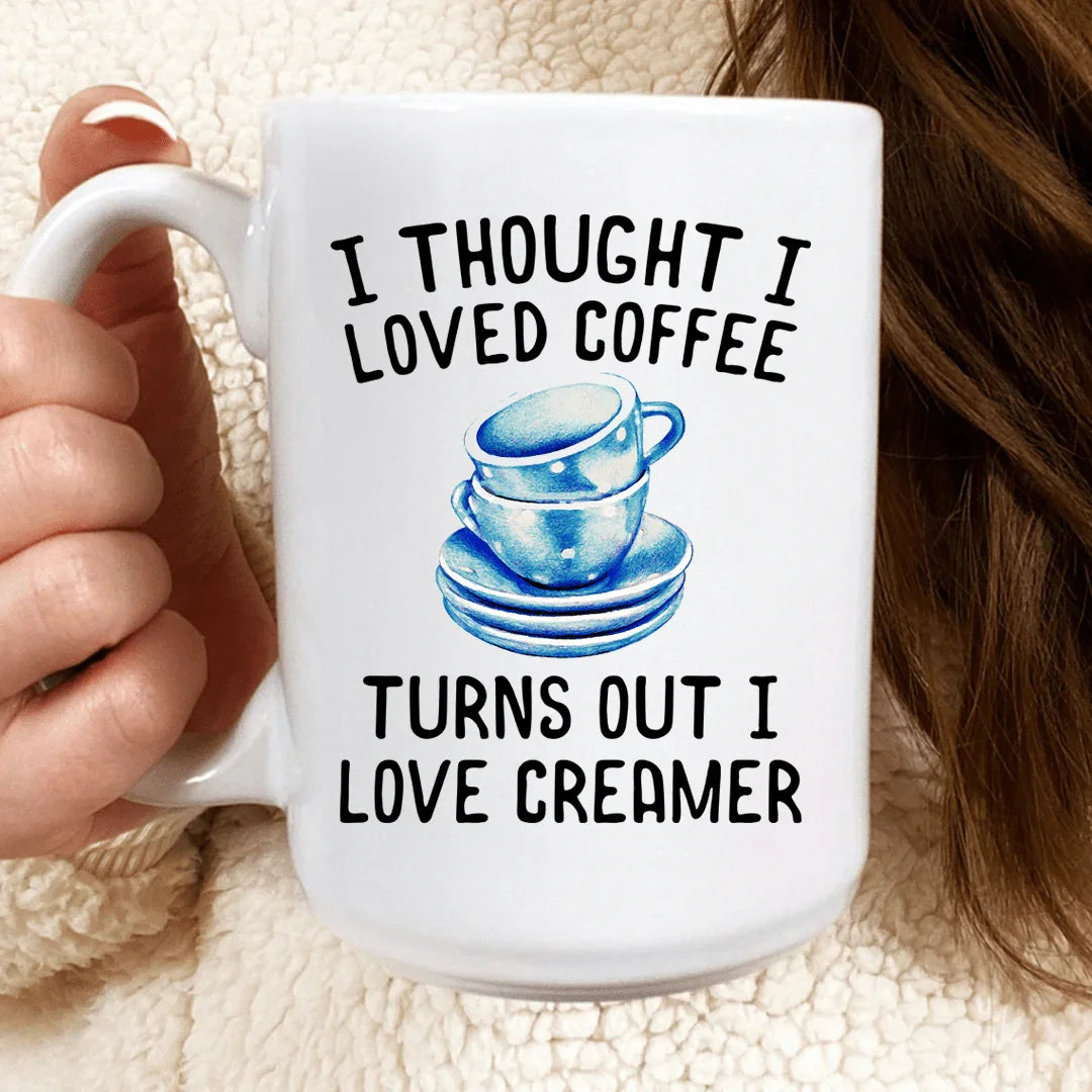 I Thought I Loved Coffee Mug Peachy Sunday