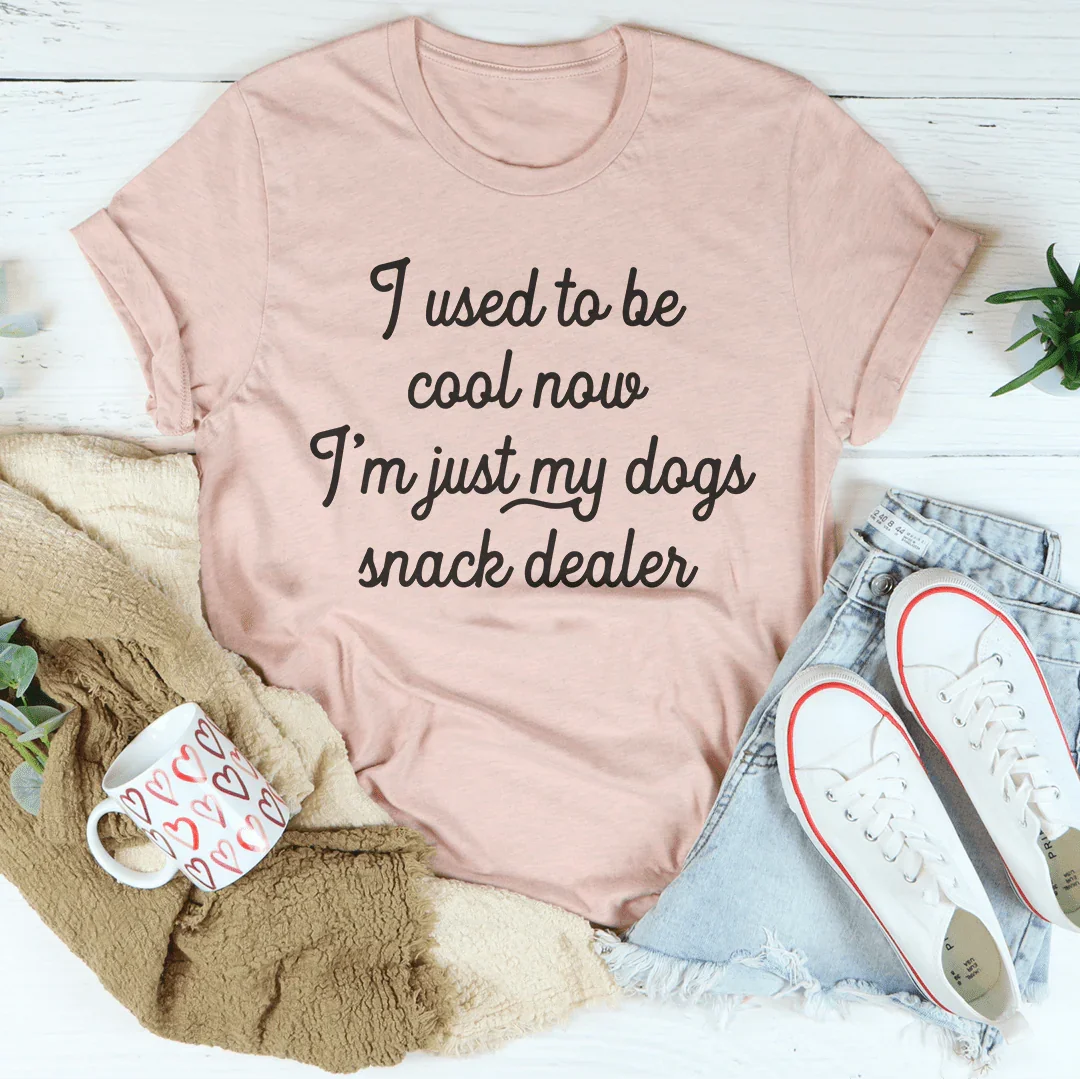 I Used To Be Cool Now I'm Just My Dogs Snack Dealer Tee - SJB-DIAMOND ELITES
