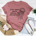 I've Seen More Spine In Jellyfish Tee Peachy Sunday