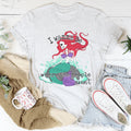 I Wanna Be Where The People Aren't Skull Mermaid Tee Peachy Sunday