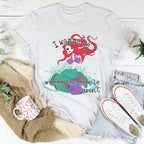 I Wanna Be Where The People Aren't Skull Mermaid Tee Peachy Sunday