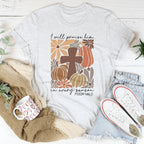 I Will Praise Him In Every Season Psalm 1462 Tee Peachy Sunday