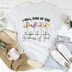 I Will Sing Of The Goodness Of God Tee Peachy Sunday